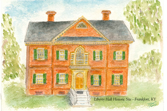 Liberty Hall Sticker - Watercolor